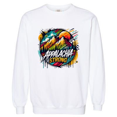 Appalachia Strong Graffiti Garment-Dyed Sweatshirt