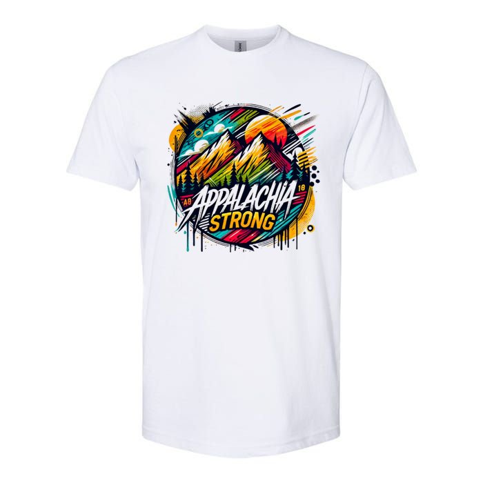 Appalachia Strong Graffiti Softstyle CVC T-Shirt