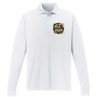 Appalachia Strong Graffiti Performance Long Sleeve Polo