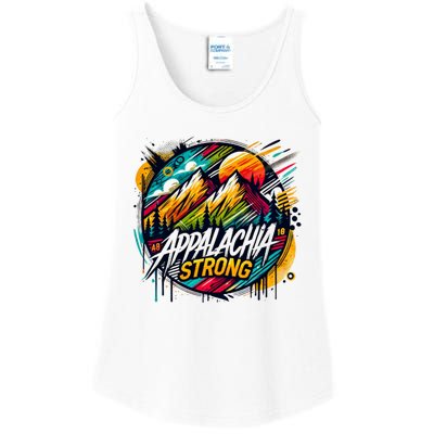 Appalachia Strong Graffiti Ladies Essential Tank