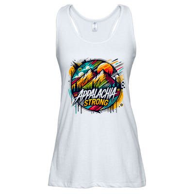 Appalachia Strong Graffiti Ladies Essential Flowy Tank