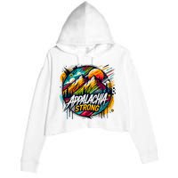 Appalachia Strong Graffiti Crop Fleece Hoodie