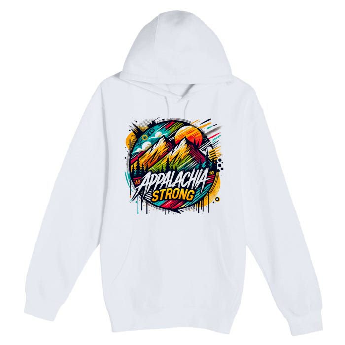 Appalachia Strong Graffiti Premium Pullover Hoodie