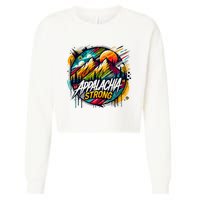 Appalachia Strong Graffiti Cropped Pullover Crew