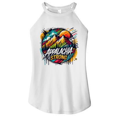 Appalachia Strong Graffiti Women's Perfect Tri Rocker Tank