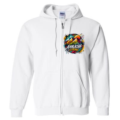 Appalachia Strong Graffiti Full Zip Hoodie