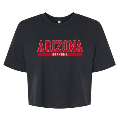 Arizona State Grandma Sports Bella+Canvas Jersey Crop Tee