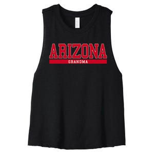 Arizona State Grandma Sports Women's Racerback Cropped Tank