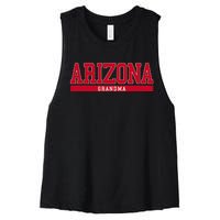 Arizona State Grandma Sports Women's Racerback Cropped Tank