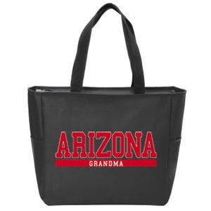 Arizona State Grandma Sports Zip Tote Bag