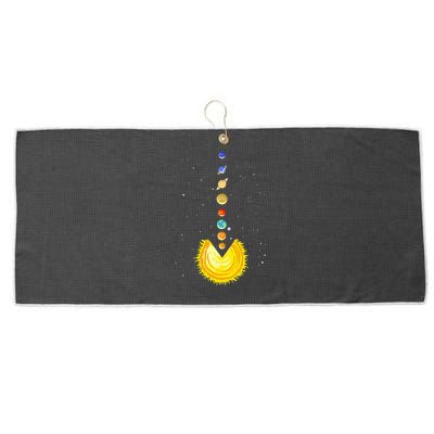 Astronomer Stars Galaxy Telescope Astrology Zodiac Large Microfiber Waffle Golf Towel