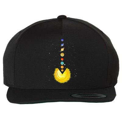 Astronomer Stars Galaxy Telescope Astrology Zodiac Wool Snapback Cap