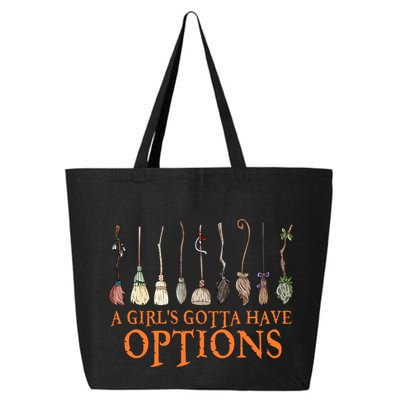 A S Gotta Have Options With Witch Broom Halloween Gift 25L Jumbo Tote