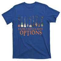 A S Gotta Have Options With Witch Broom Halloween Gift T-Shirt