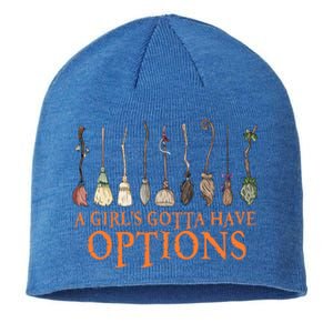 A S Gotta Have Options With Witch Broom Halloween Gift Sustainable Beanie