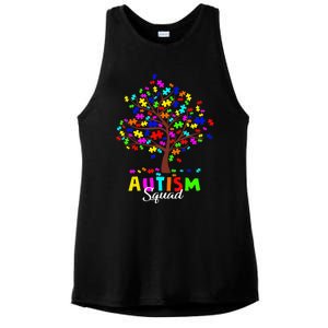 Astism Squad Gift For Autism Awareness Ladies PosiCharge Tri-Blend Wicking Tank