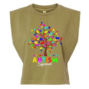 Astism Squad Gift For Autism Awareness Garment-Dyed Women's Muscle Tee