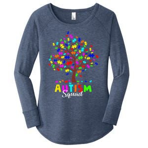 Astism Squad Gift For Autism Awareness Women's Perfect Tri Tunic Long Sleeve Shirt