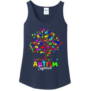 Astism Squad Gift For Autism Awareness Ladies Essential Tank