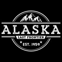 Alaska Souvenir Gift With A Vintage Style Mountain Design Backpack