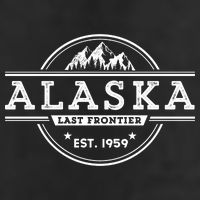 Alaska Souvenir Gift With A Vintage Style Mountain Design Beanie