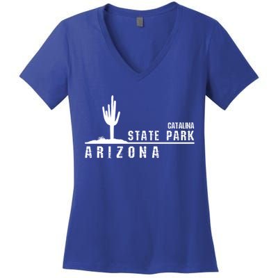 Arizona Souvenir Gift Catalina State Park Gift Women's V-Neck T-Shirt