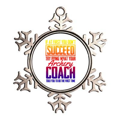 Archery Success Gift Bow Bow Archer Trainer Archery Coach Cool Gift Metallic Star Ornament