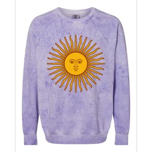 Argentina Sun Great Gift Colorblast Crewneck Sweatshirt