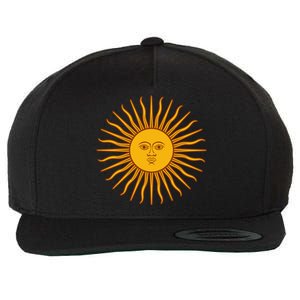 Argentina Sun Great Gift Wool Snapback Cap