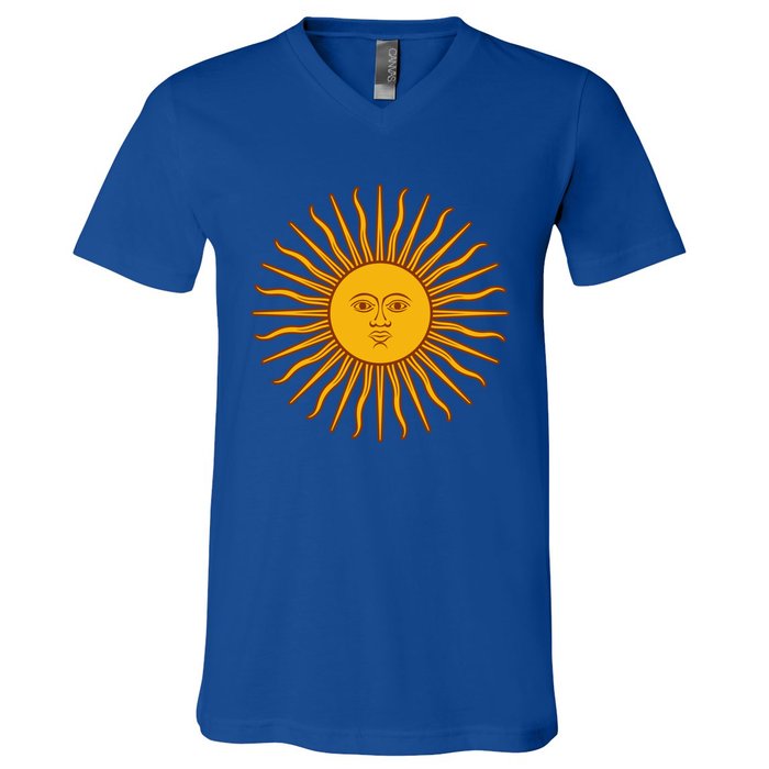 Argentina Sun Great Gift V-Neck T-Shirt