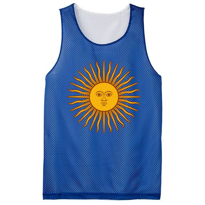 Argentina Sun Great Gift Mesh Reversible Basketball Jersey Tank