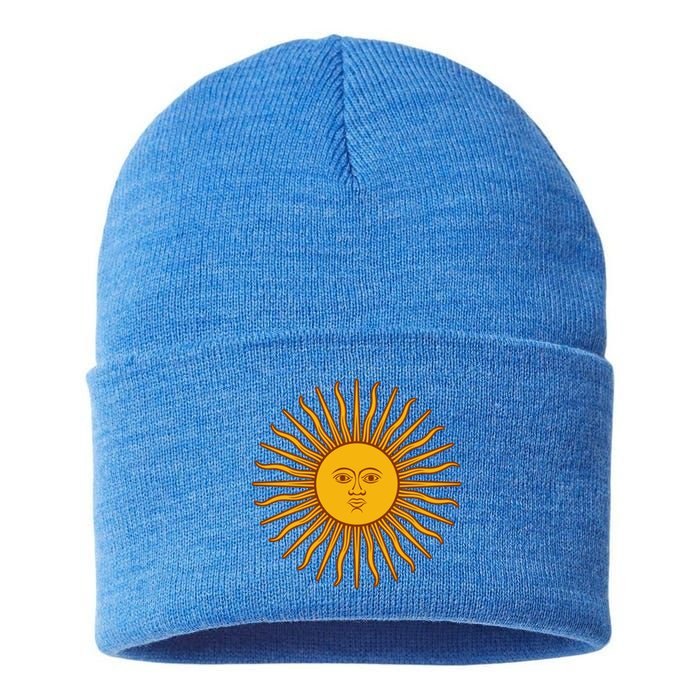 Argentina Sun Great Gift Sustainable Knit Beanie