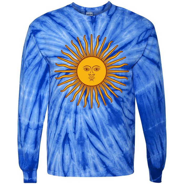 Argentina Sun Great Gift Tie-Dye Long Sleeve Shirt