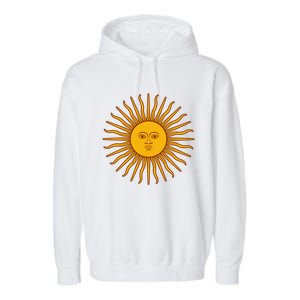 Argentina Sun Great Gift Garment-Dyed Fleece Hoodie