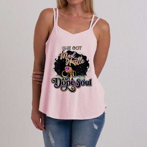 Afro She Got Mad Hustle And A Dope Soul Girl Boss Mom Boss Dope Soul Women's Strappy Tank