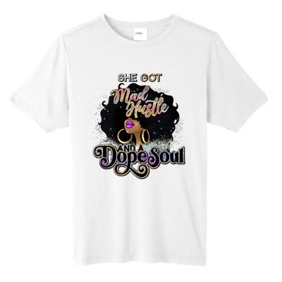 Afro She Got Mad Hustle And A Dope Soul Girl Boss Mom Boss Dope Soul Tall Fusion ChromaSoft Performance T-Shirt