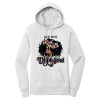 Afro She Got Mad Hustle And A Dope Soul Girl Boss Mom Boss Dope Soul Women's Pullover Hoodie