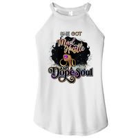 Afro She Got Mad Hustle And A Dope Soul Girl Boss Mom Boss Dope Soul Women's Perfect Tri Rocker Tank