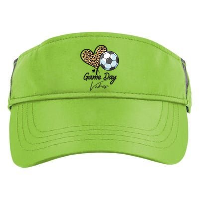 America Soccer Game Day Vibes Soccer Mom Leopard Meaningful Gift Adult Drive Performance Visor