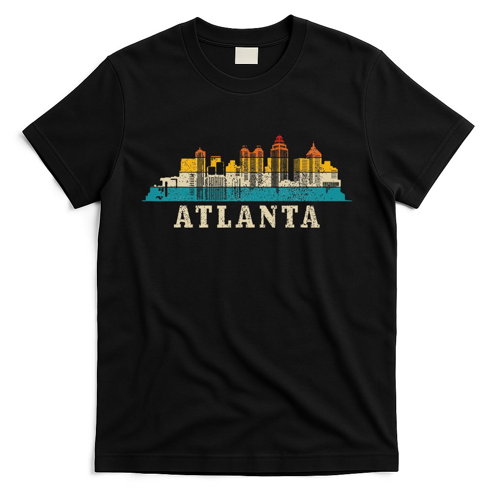 Atlanta Skyline Georgia ATL Vintage Pride Retro T-Shirt