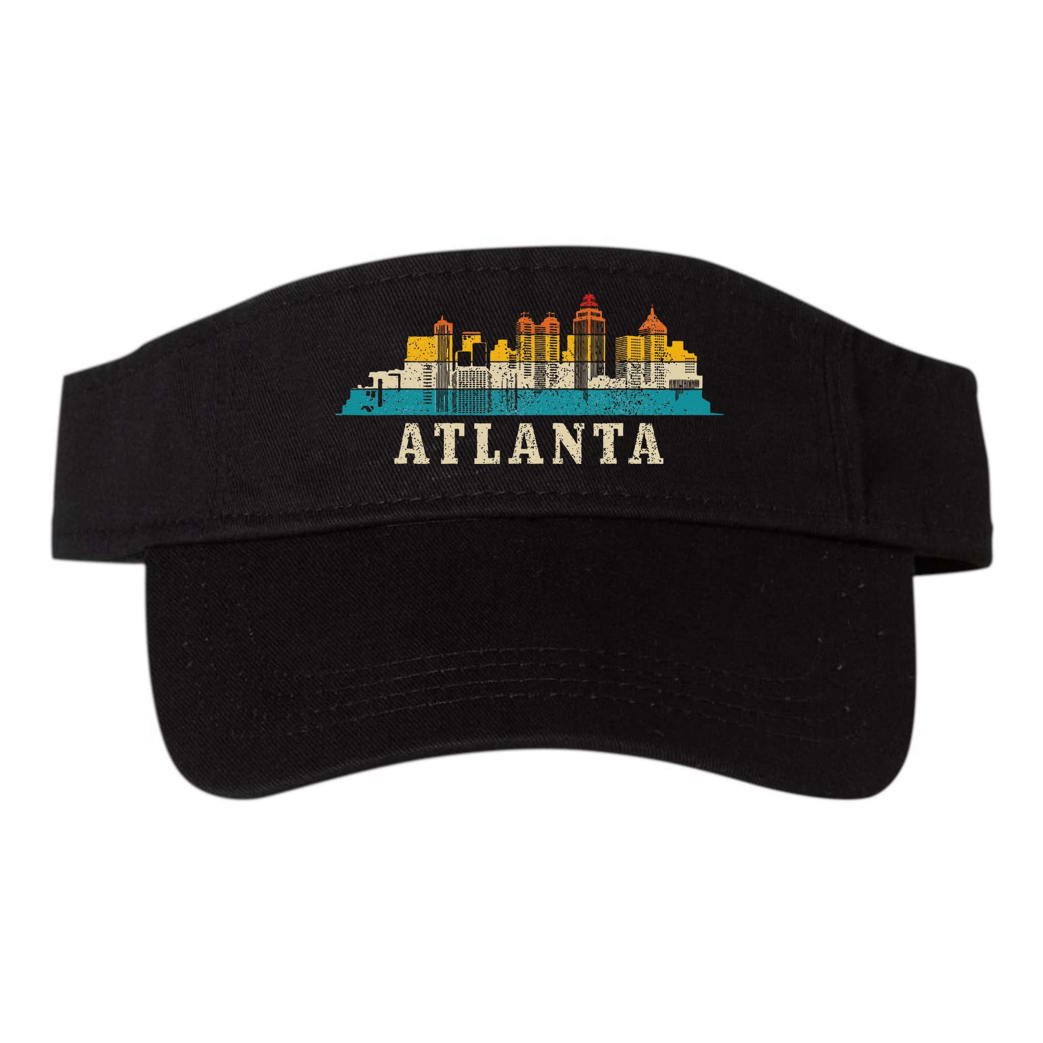 Atlanta Skyline Georgia ATL Vintage Pride Retro Visor