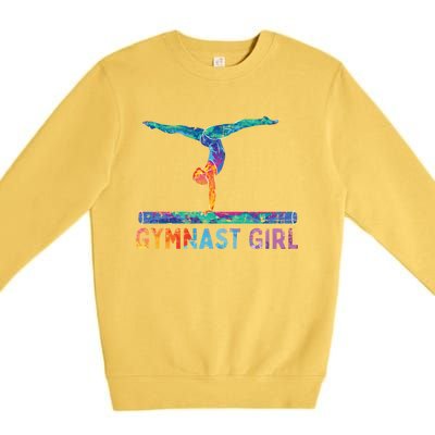 Acrobatic Sport Gymnast Gymnastics Gymnast Great Gift Premium Crewneck Sweatshirt