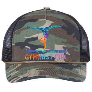 Acrobatic Sport Gymnast Gymnastics Gymnast Great Gift Retro Rope Trucker Hat Cap