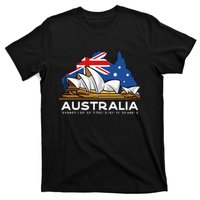 Australia Sydney Gps Coordinates Opera House T-Shirt