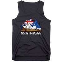 Australia Sydney Gps Coordinates Opera House Tank Top