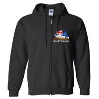 Australia Sydney Gps Coordinates Opera House Full Zip Hoodie