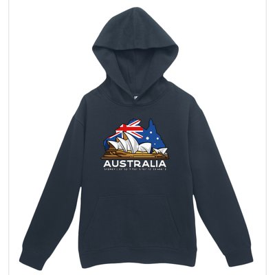 Australia Sydney Gps Coordinates Opera House Urban Pullover Hoodie