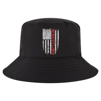 American Sport Gift Wrestling TShirt USA Gift Cool Comfort Performance Bucket Hat