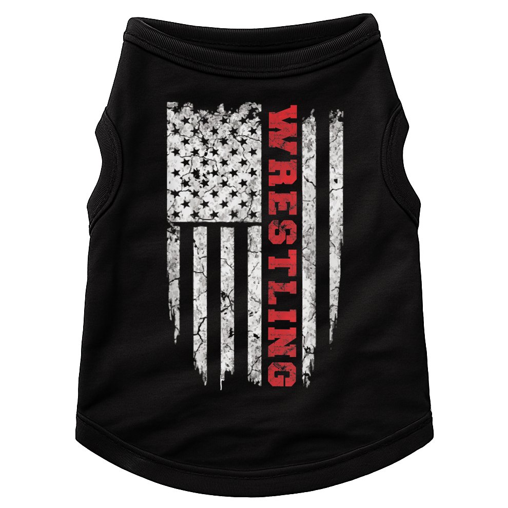 American Sport Gift Wrestling TShirt USA Gift Doggie Tank