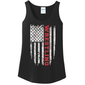 American Sport Gift Wrestling TShirt USA Gift Ladies Essential Tank